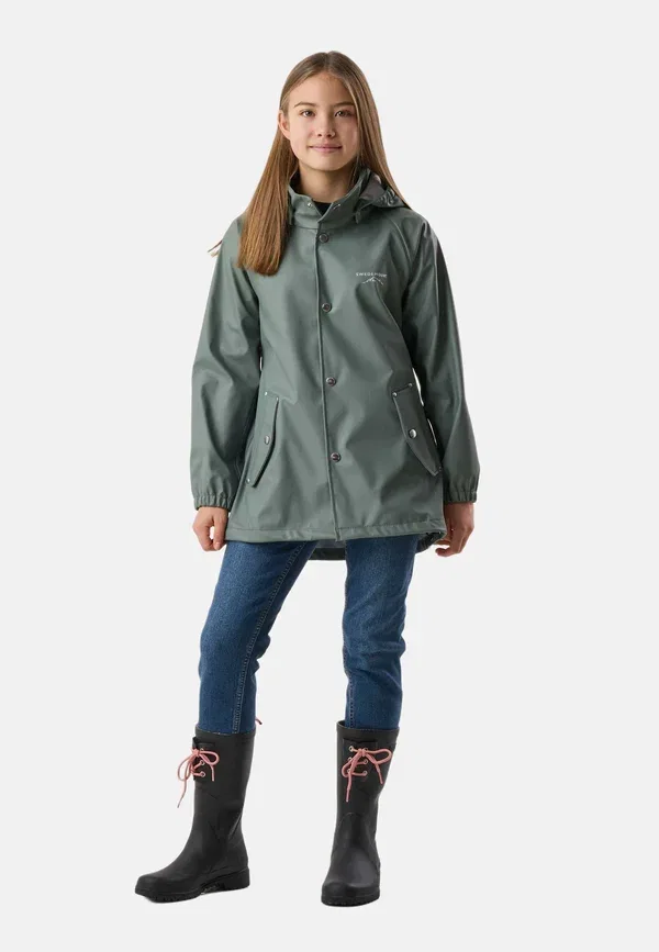 Куртка Väderöarna coat jr parka Swedemount, шалфейно-зеленый — фото 2
