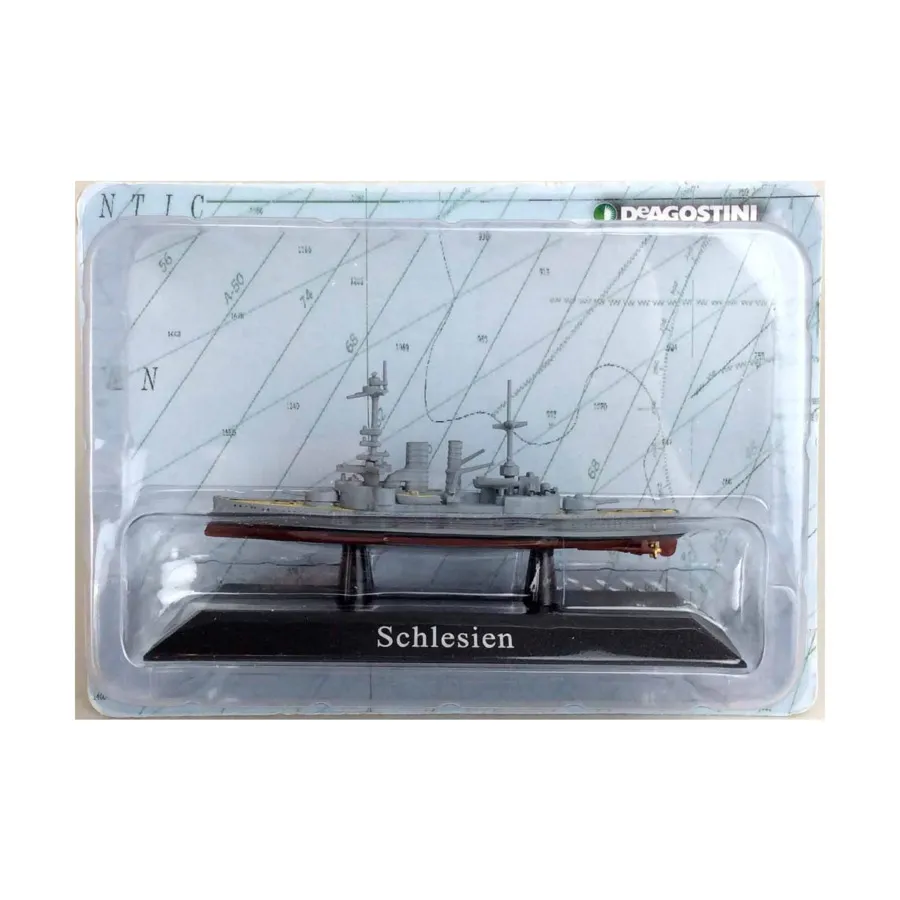 

Немецкий линкор морской пехоты Kaiserliche SMS Schlesien 1906 г., Seacraft (DeAgostini)