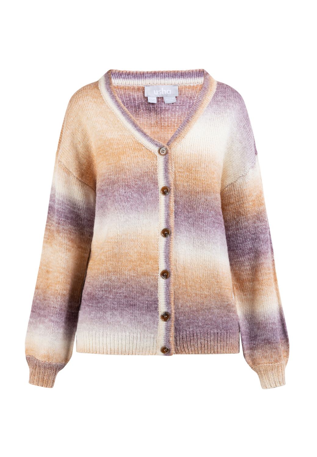 

Толстовка Usha Strickjacke Mit Knöpfen, бежевый