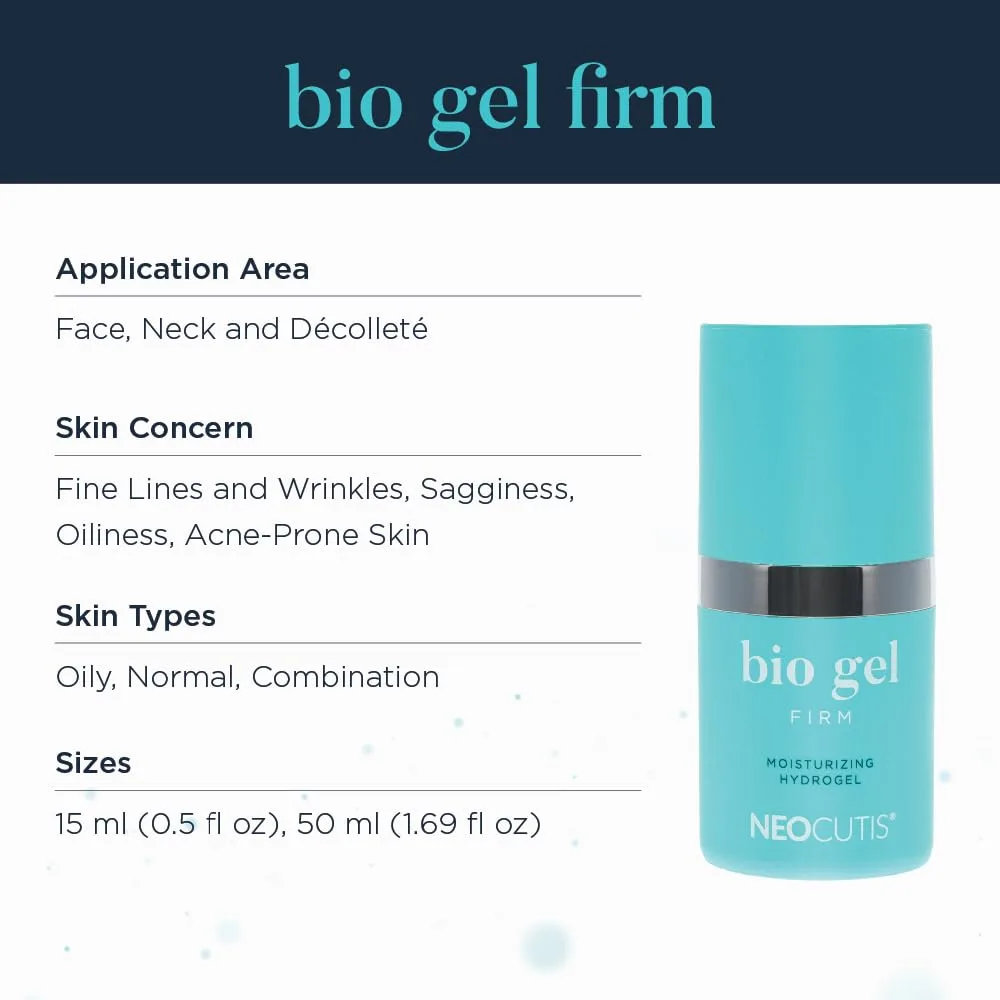 Гель для умывания Neocutis — Увлажняющий гидрогель Bio Gel Firm для жирной/склонной к акне кожи, 15 мл — фото 3