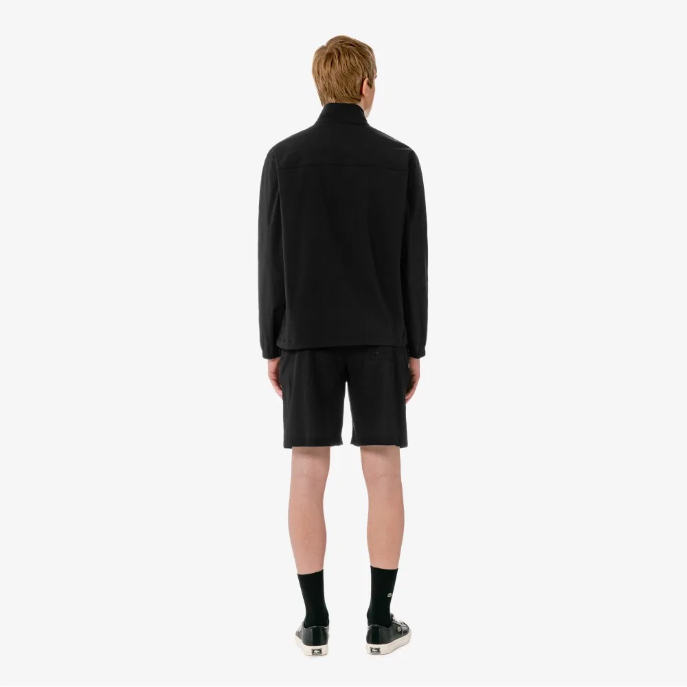 Мужские теннисные шорты из тканого материала чёрные от Lacoste — фото 3