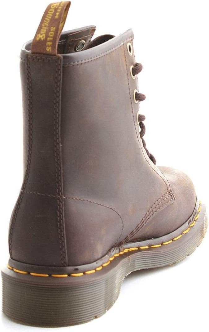 Ботинки Dr. Martens Men's 1460 с 8 глазами для шнуровки, темно-коричневый — фото 3