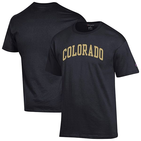 

Мужская черная футболка basic arch colorado buffaloes Champion
