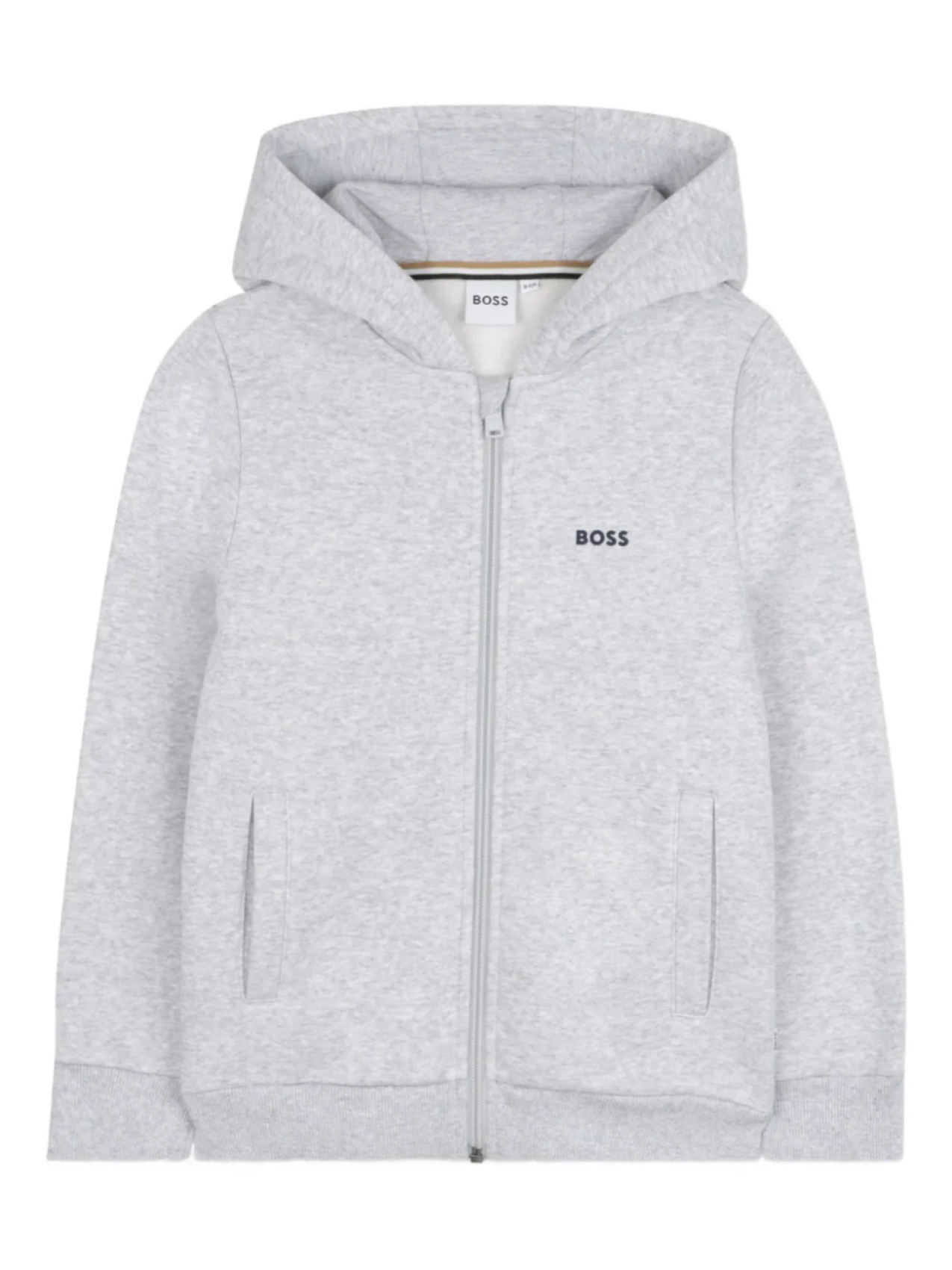 BOSS Kidswear спортивный костюм с логотипом, серый — фото 2