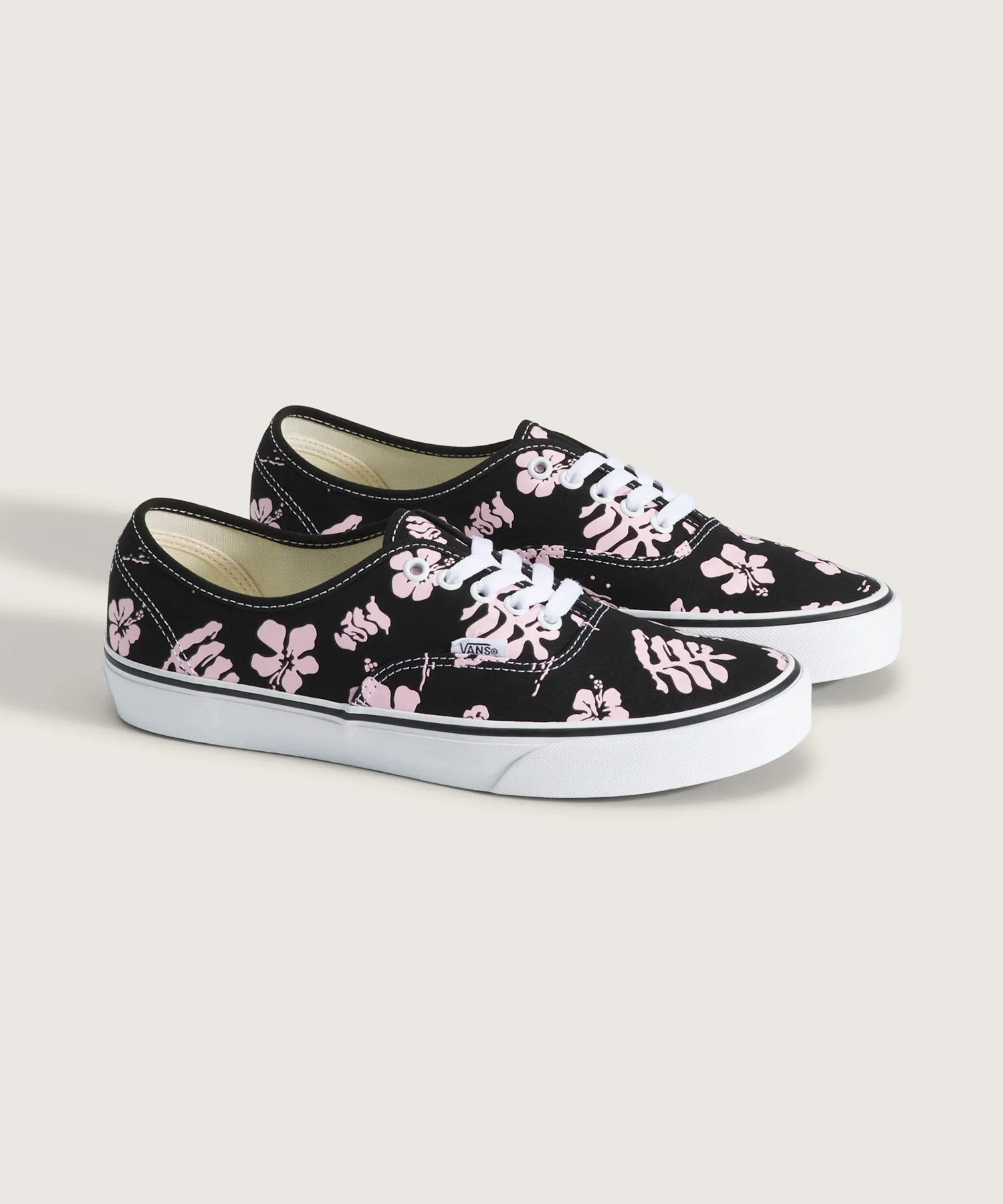 Унисекс кеды из канваса Authentic Archive VANS чёрные с розовым — фото 2