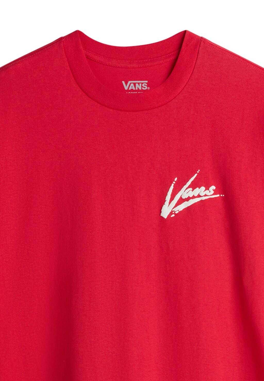

Футболка с принтом Vans, красный