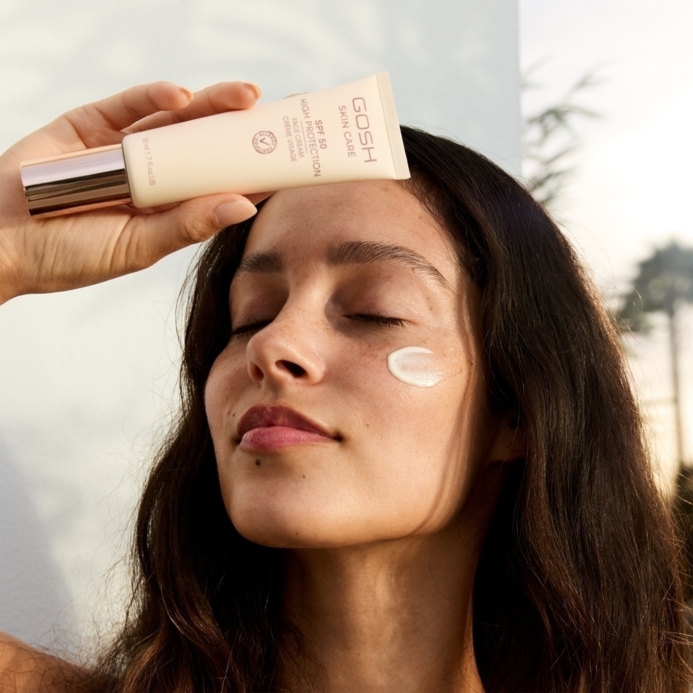 Уход за кожей spf50 защитный крем для сухой и чувствительной кожи spf 50 Gosh, 50 мл — фото 2