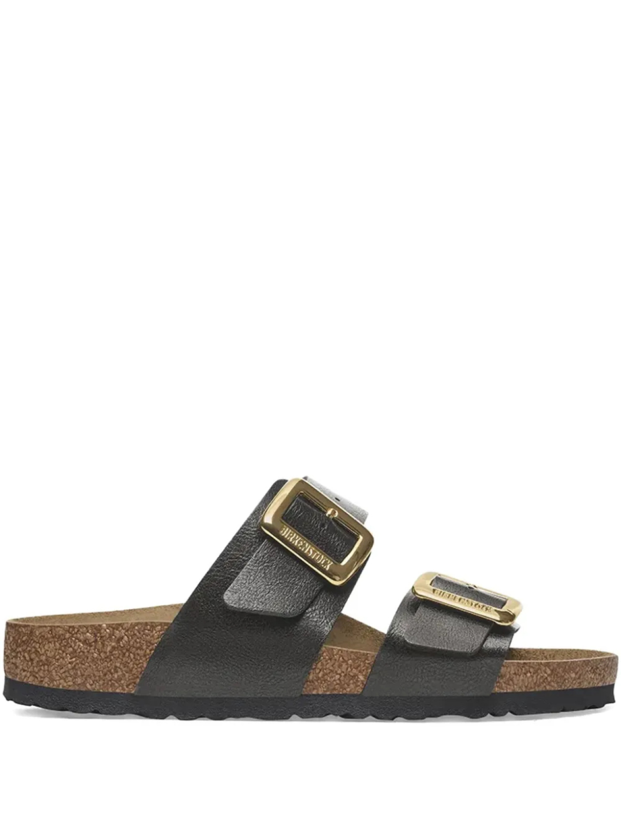 Шлепанцы Sydney Luxe с двойной пряжкой Birkenstock, черный