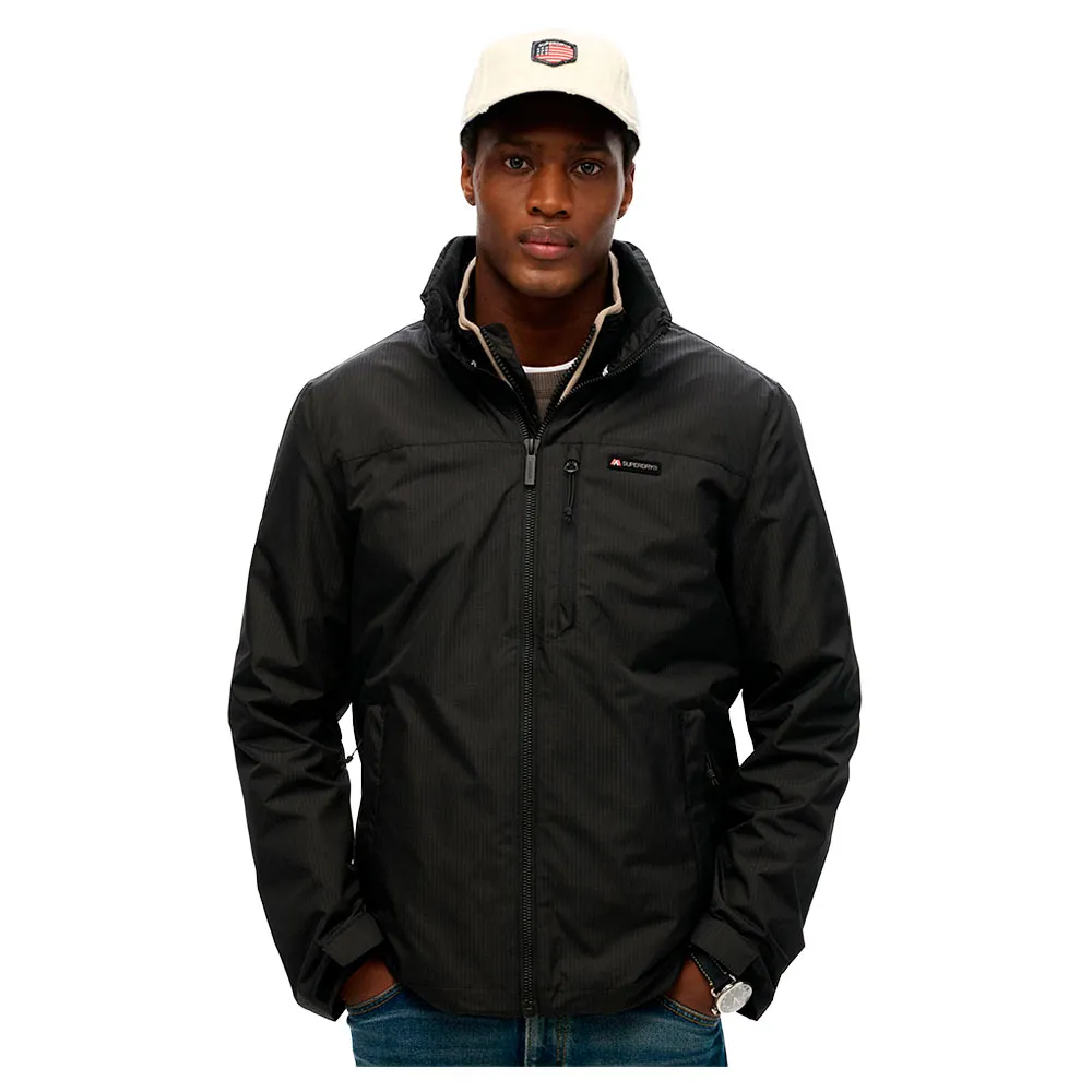 

Куртка Superdry Logo Windbreaker, черный