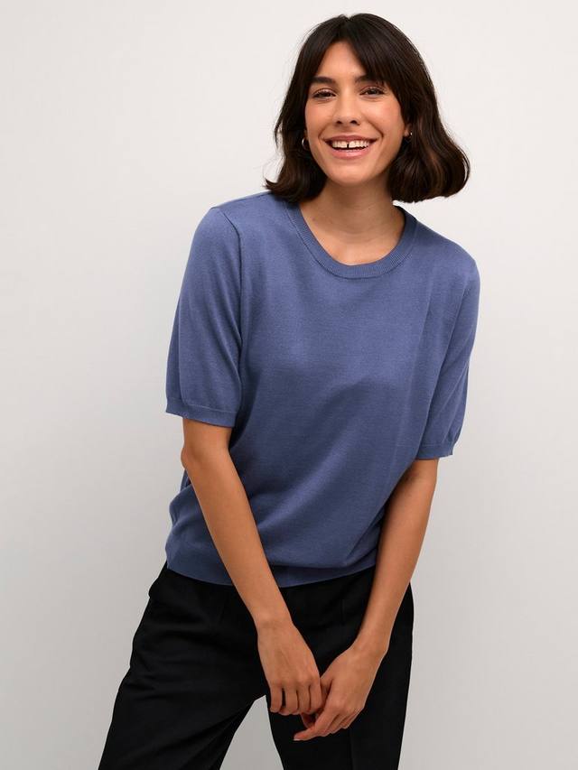 

Джемпер с круглым вырезом lizza KAFFE, цвет Blue Indigo
