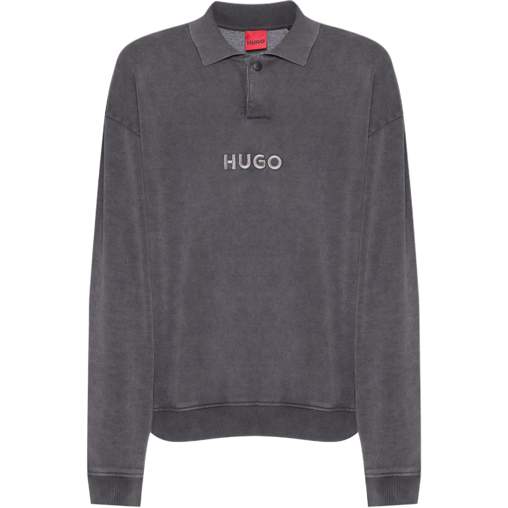 

Поло для мужчин dark gray HUGO BOSS, темно-серый