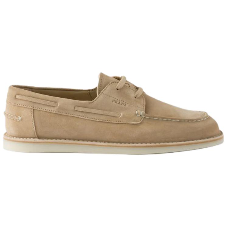 Мужские повседневные кроссовки Men's Low top Beige PRADA, бежевый — фото 3