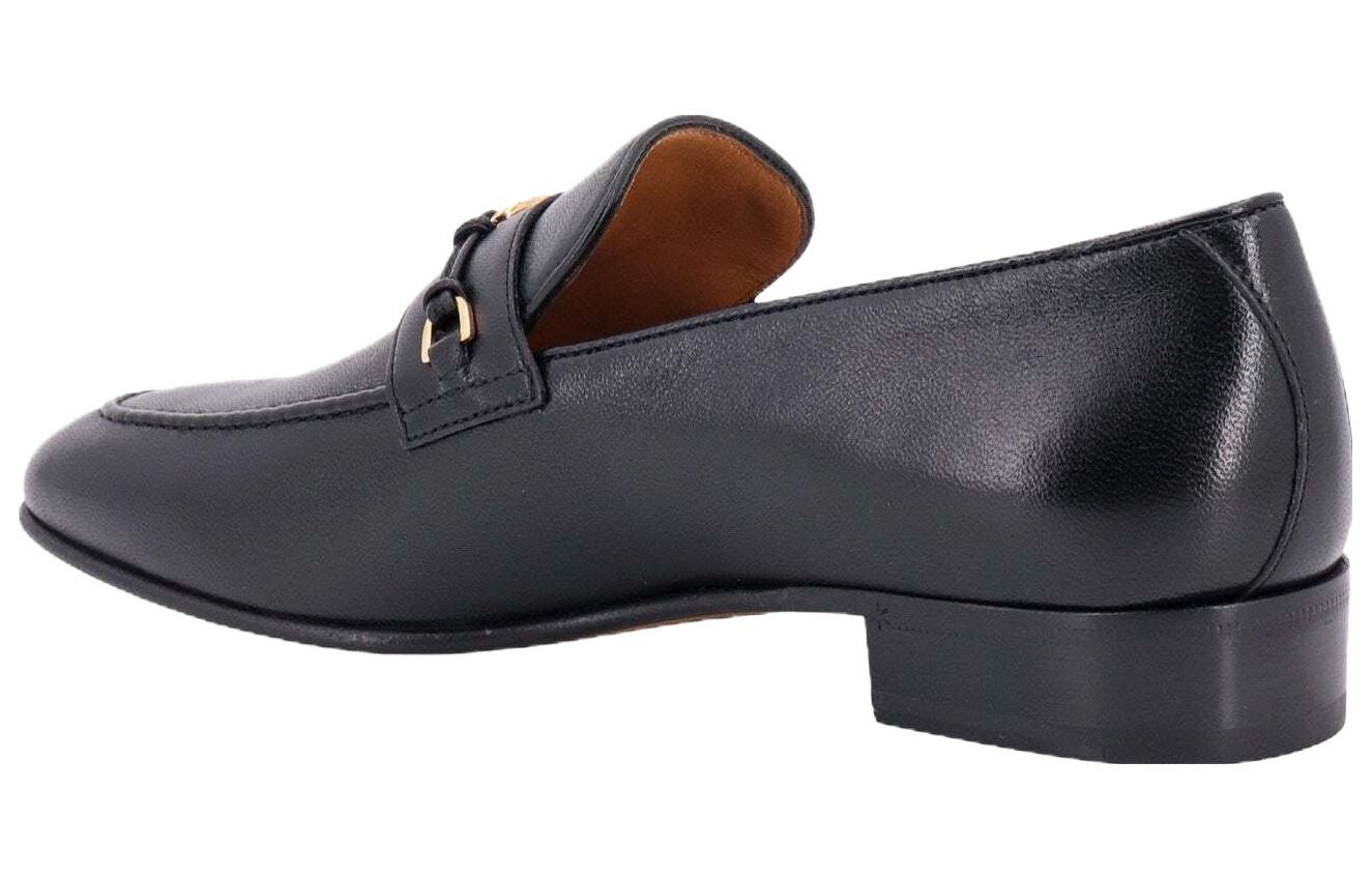 Лоферы женские Gucci Interlocking G, черный — фото 4