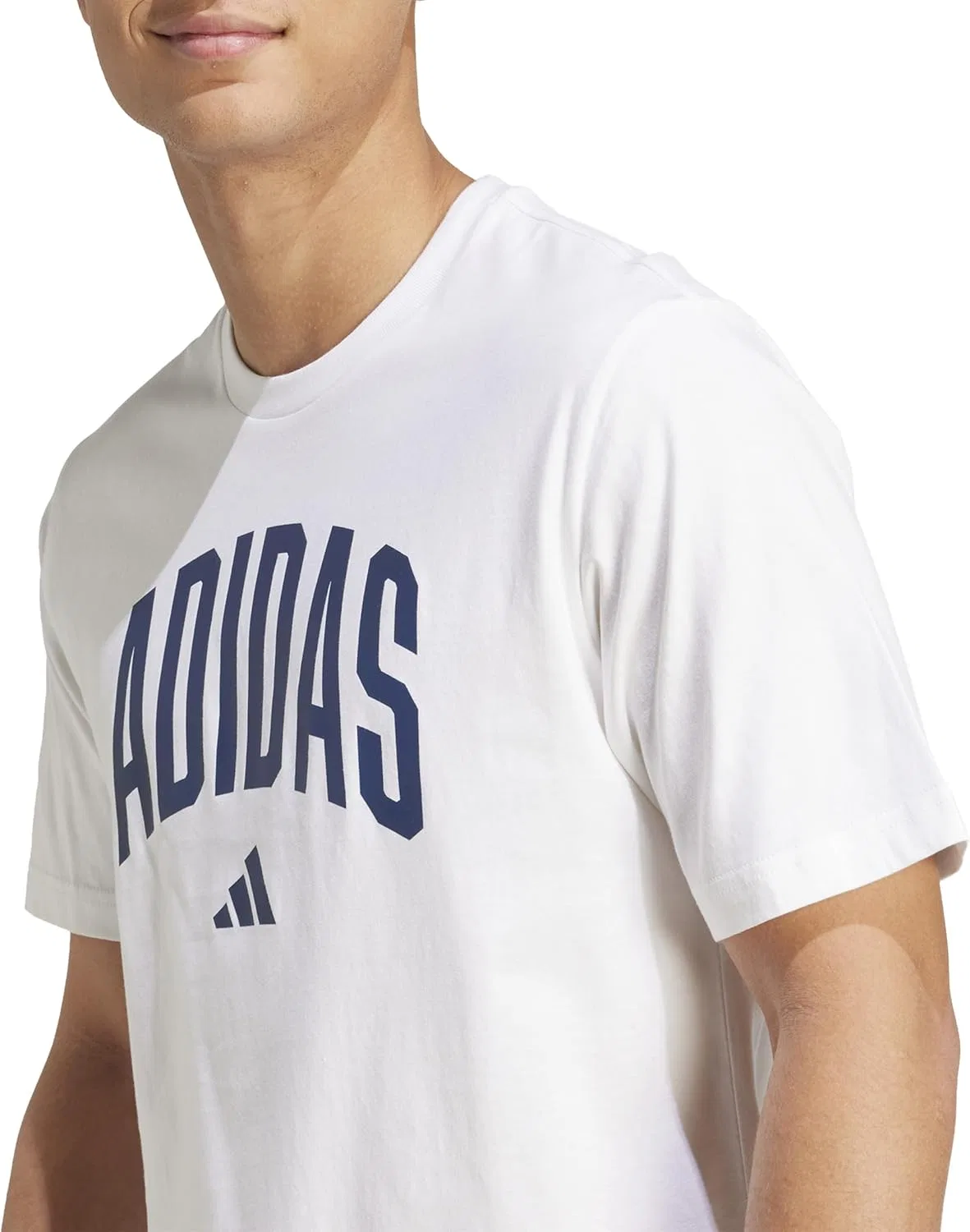 Футболка с принтом adidas White/Lineage — фото 4