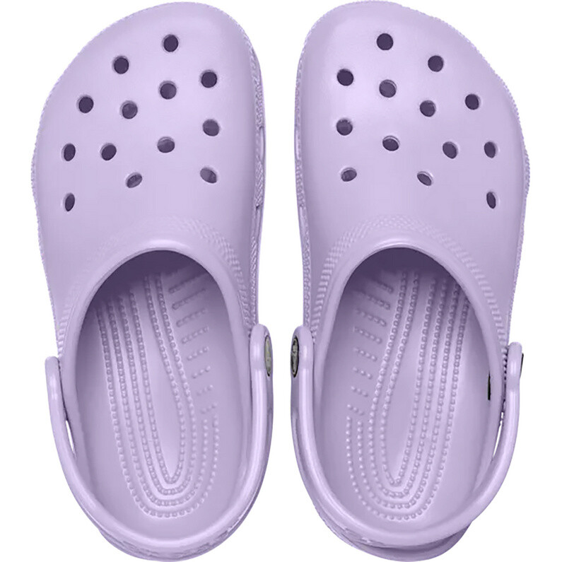 Детские классические сандалии-сабо Crocs, фиолетовый — фото 4