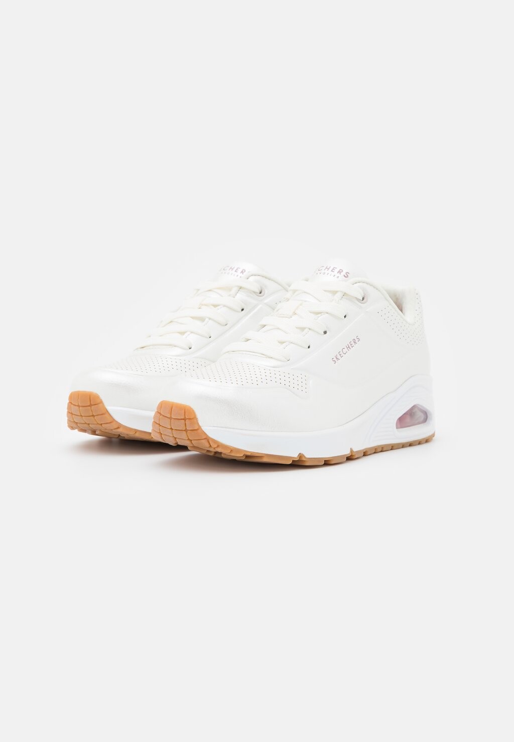 Кроссовки низкие UNO Skechers Sport, цвет white/light pink — фото 3