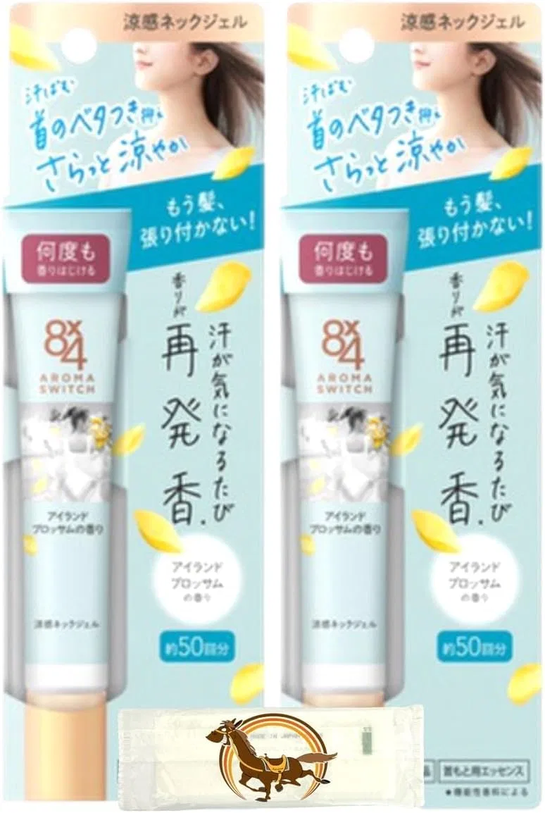 Дезодорант-гель для шеи Cool Neck Gel, Kunutonn, набор 2 шт, 20 г, аромат Island Blossom