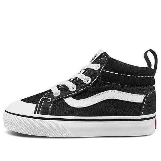

Кроссовки racer mid 'black white' Vans, черный