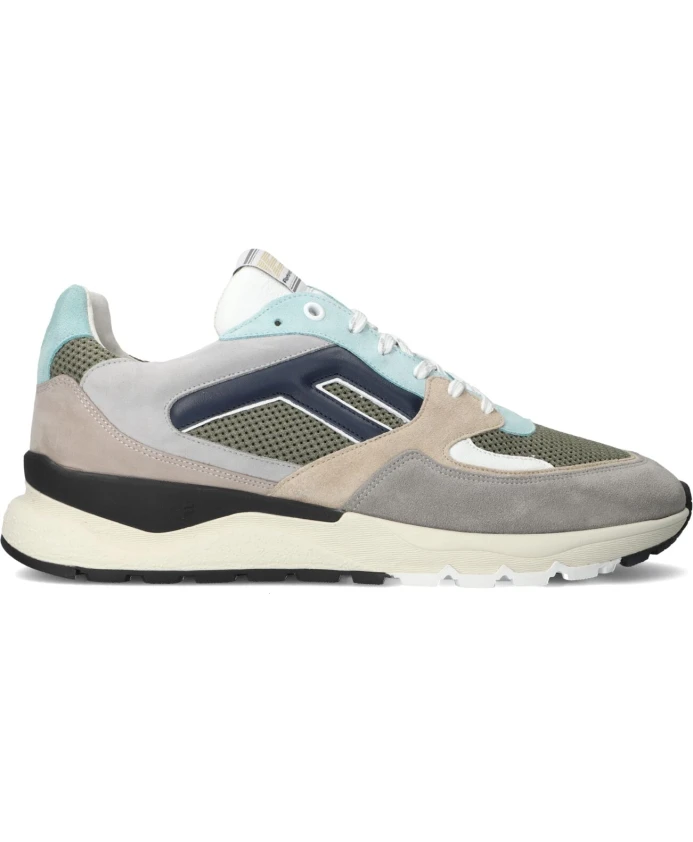 

Синие низкие мужские кроссовки Floris Van Bommel, мультиколор