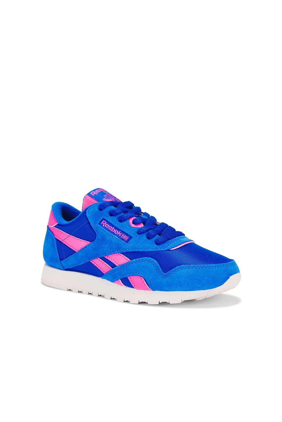 Классические нейлоновые кроссовки Reebok, optimum blue, true pink & chalk — фото 2
