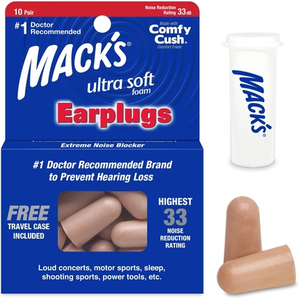 

Ультрамягкие пенные беруши Mack's