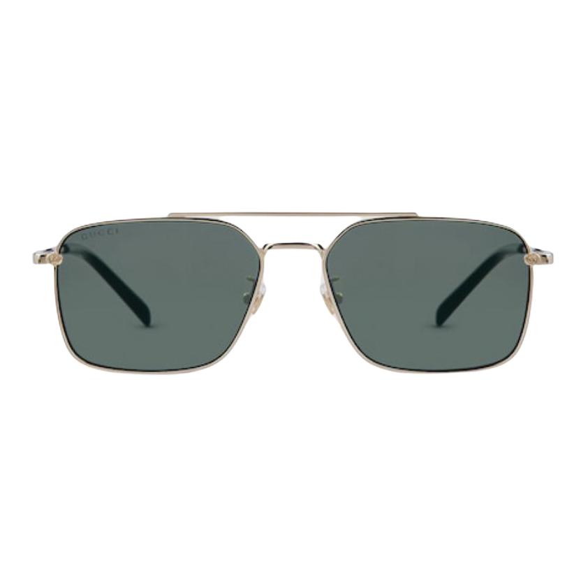 

GUCCI Специализированные прямоугольные солнцезащитные очки, Gold