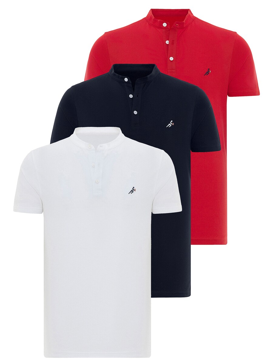 

Рубашка Moxx Paris, цвет marine blue/Red/White