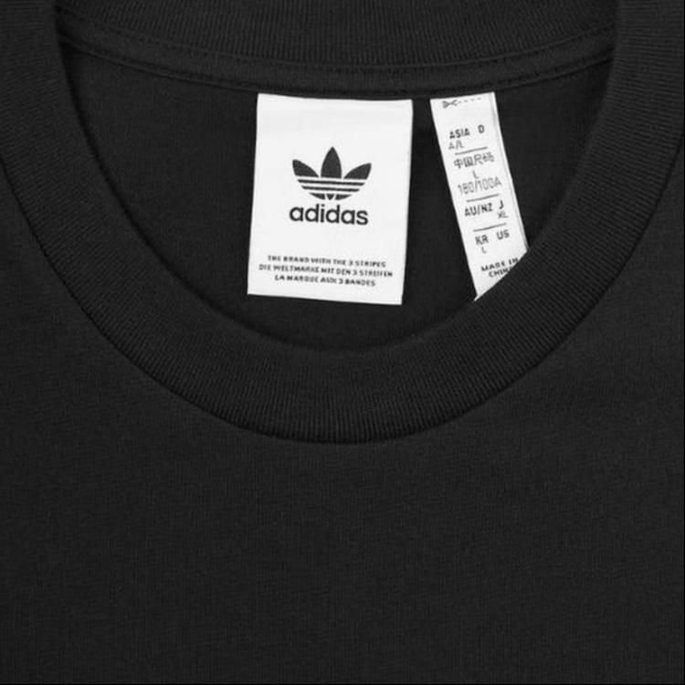 Футболка унисекс черная Adidas Originals — фото 4