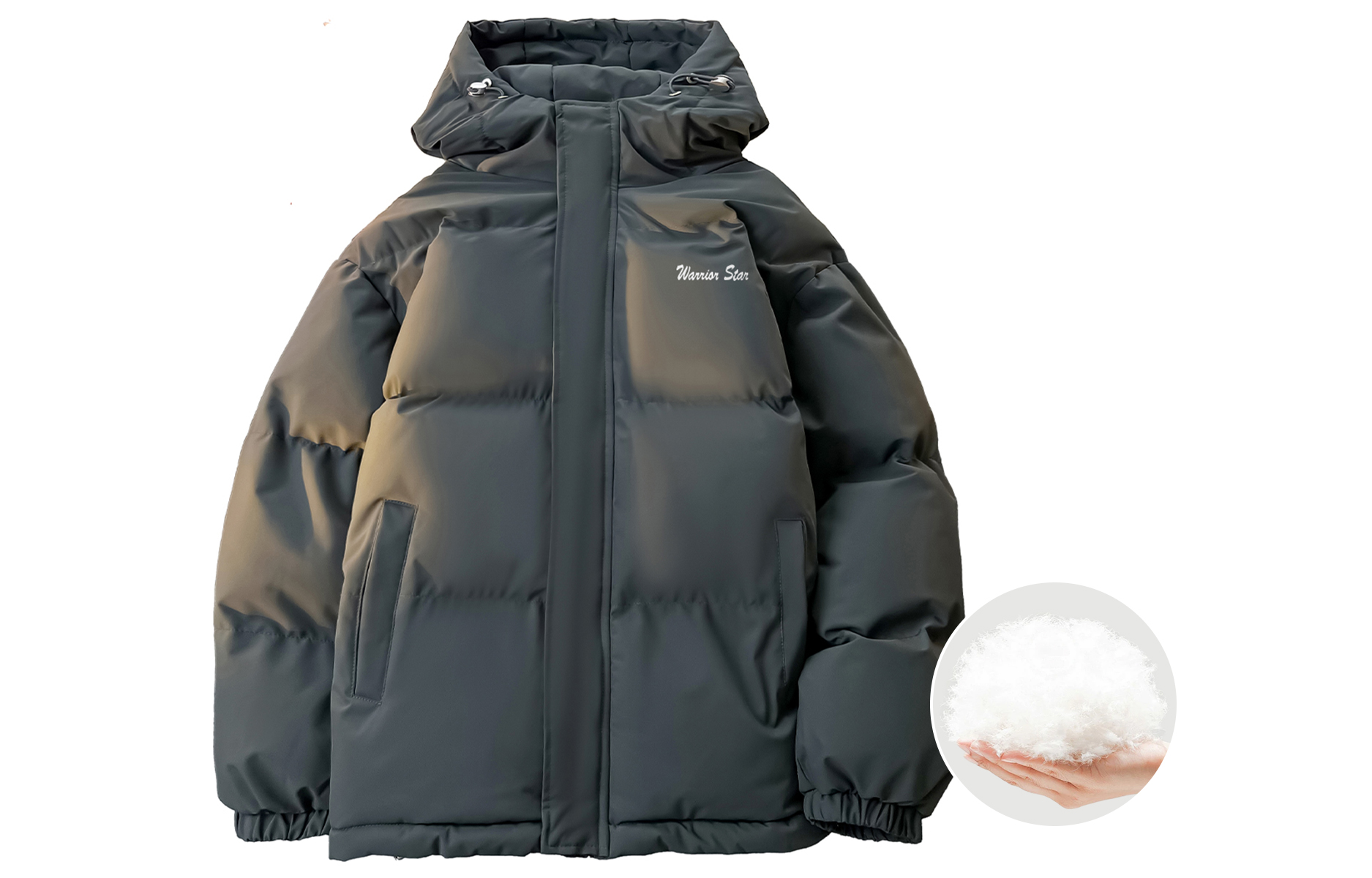 

WARRIOR Пуховик Unisex, Dark Gray