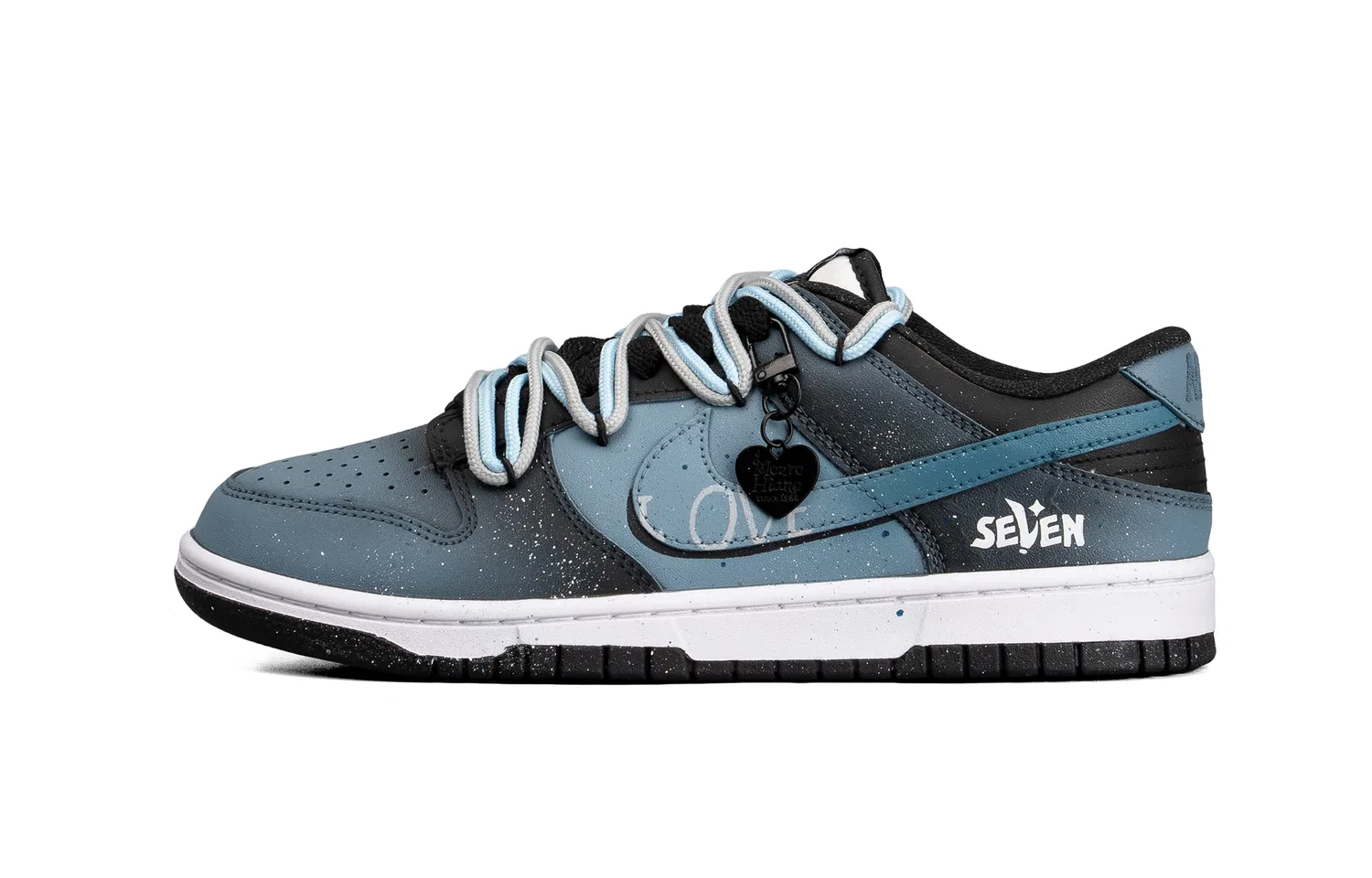 Кроссовки для скейтбординга Nike Dunk Low Top Teenagers темно-синий — фото 4