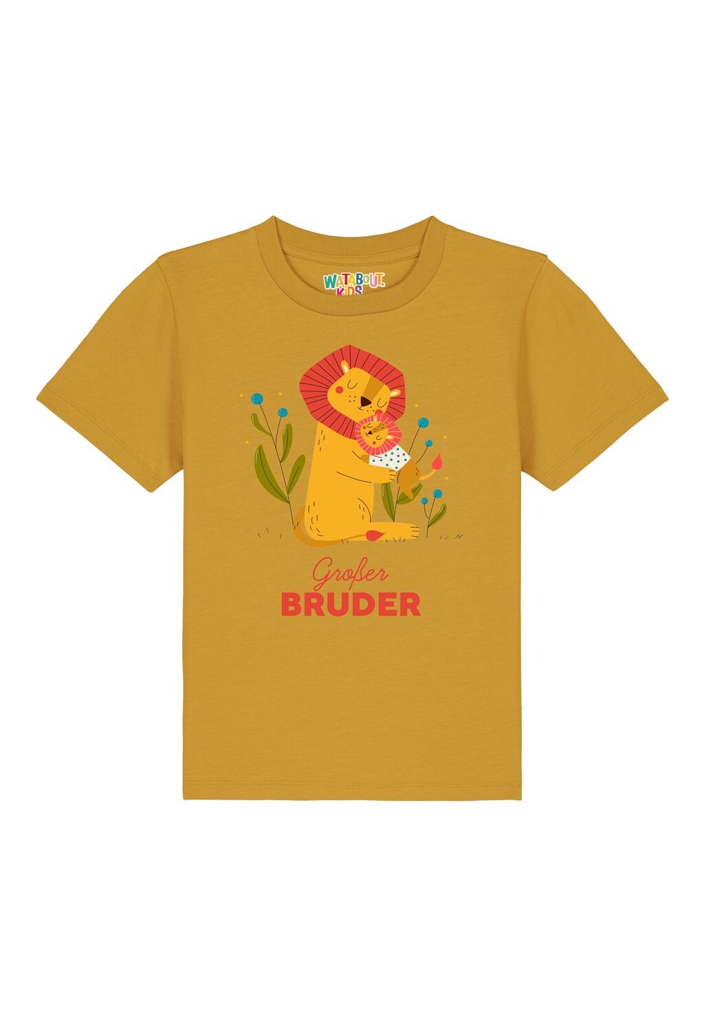 

Футболка с принтом LÖWEN GROSSER BRUDER Watapparel, цвет ochre