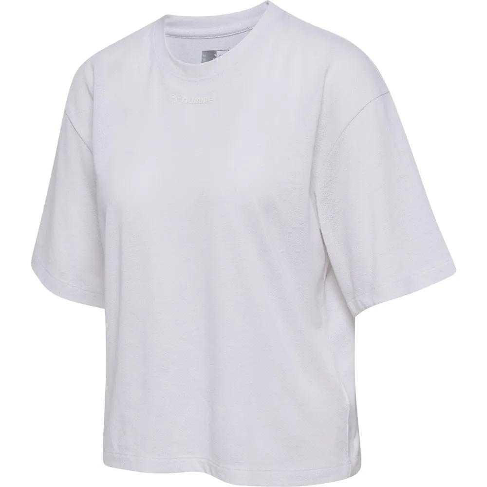 

Футболка с коротким рукавом спортивная Hummel MT Vanja Boxy, белый