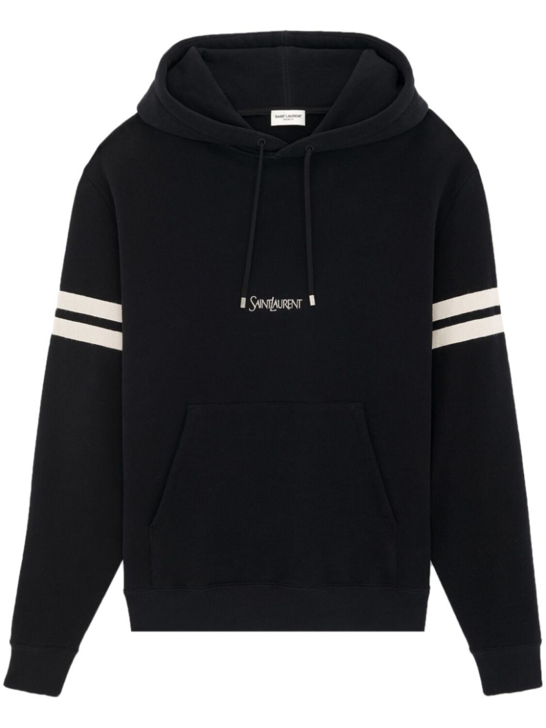 

Saint Laurent худи в полоску, черный