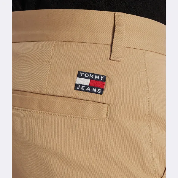 Брюки-Чиносы узкого кроя Austin Tommy Hilfiger, коричневый — фото 4