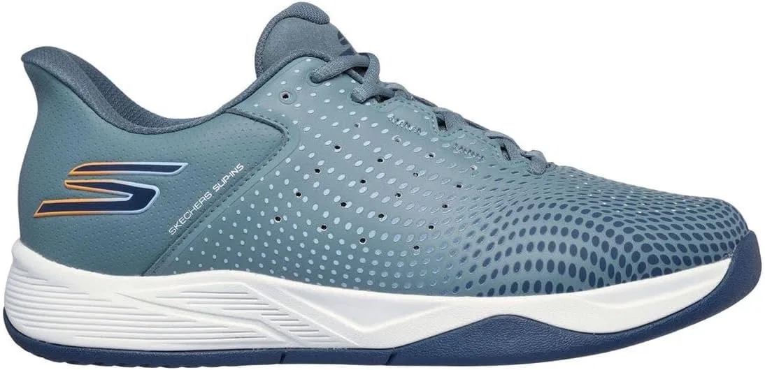 Мужские кроссовки Skechers Viper Court Reload Hands Free без шнурков, Slate
