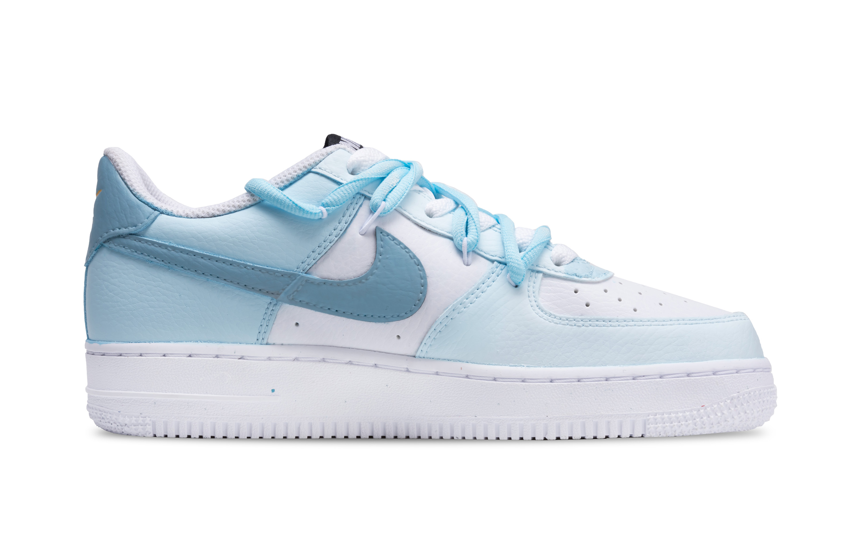 Детские скейтерские кроссовки Air Force 1 для школьников Nike, синий — фото 3