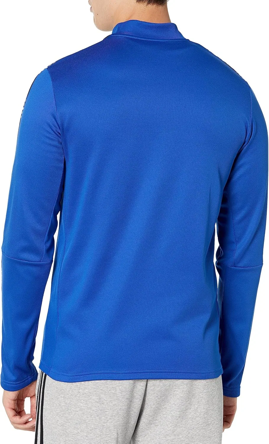 Толстовка Adidas Tiro Mid Layer Fleece, синий/черный — фото 2