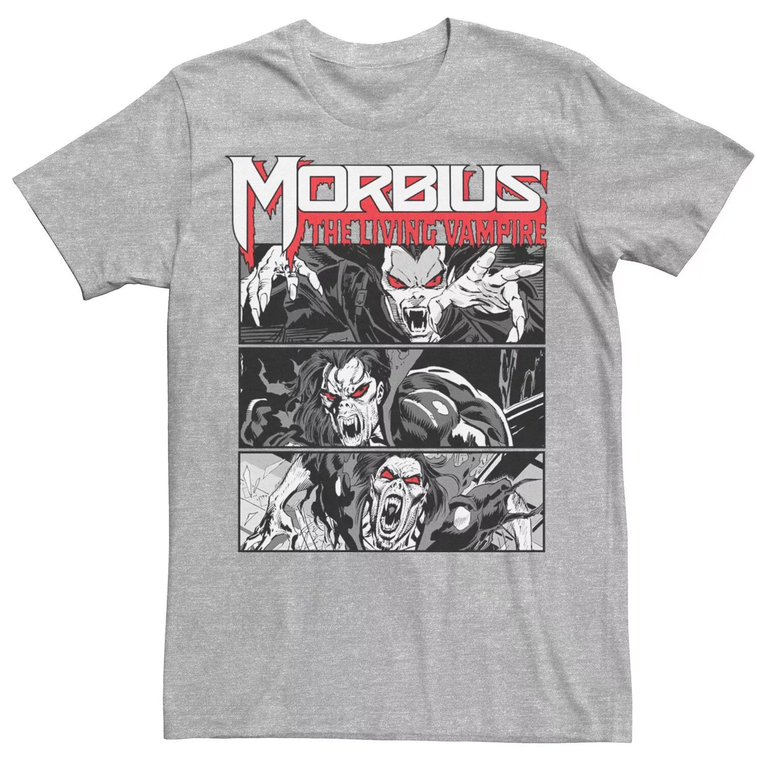 

Мужская футболка с вставками из комиксов Morbius The Living Vampire Marvel
