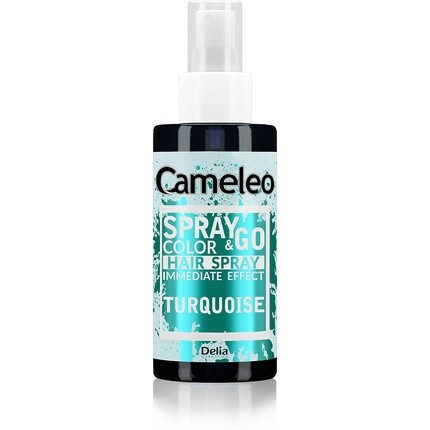 

Спрей-краска для волос Spray & Go Бирюзовый для светлых, платиновых и седых волос 150 мл, Cameleo