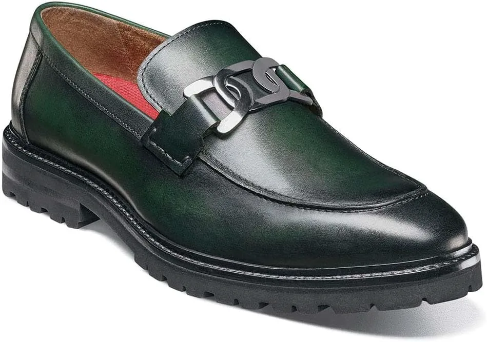 

Лоферы Stacy Adams Mens Hale Moc Toe Slip on, зеленый