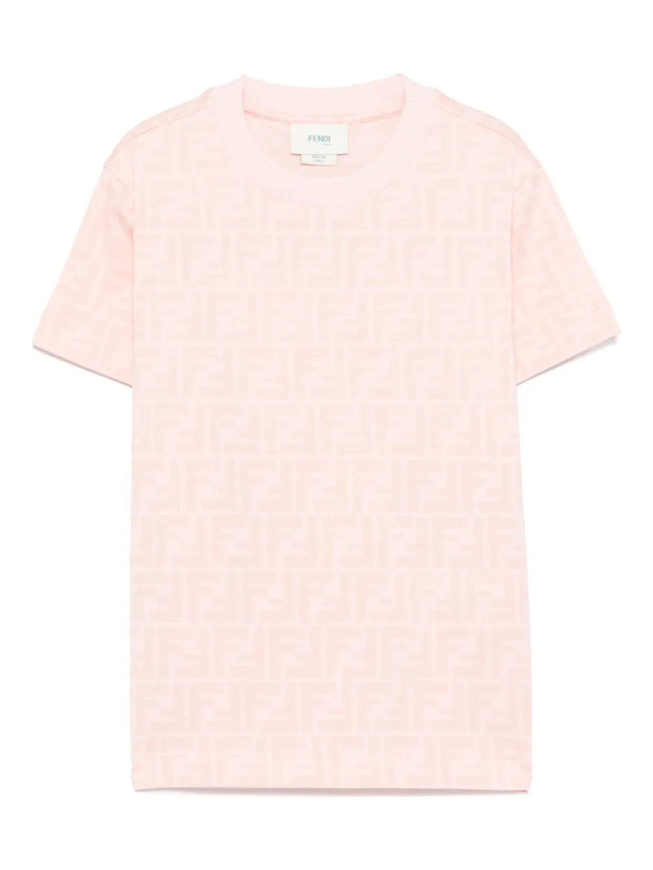 

Футболка с принтом FF Fendi Kids, розовый