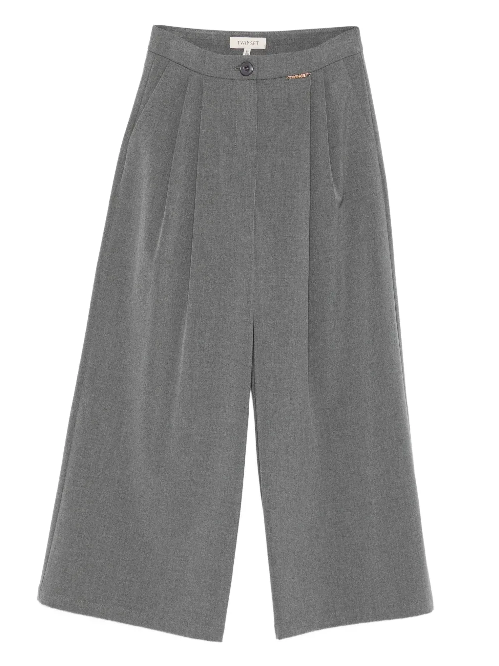 

Плиссированные брюки TWINSET Kids, серый