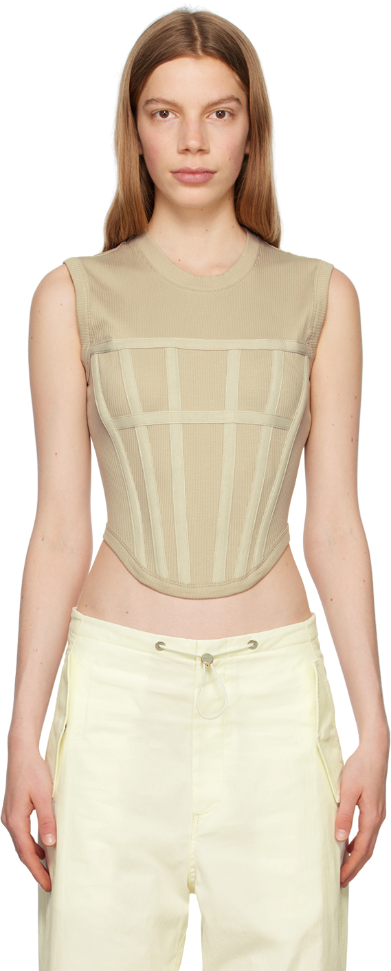 

Корсетная майка Taupe Dion Lee