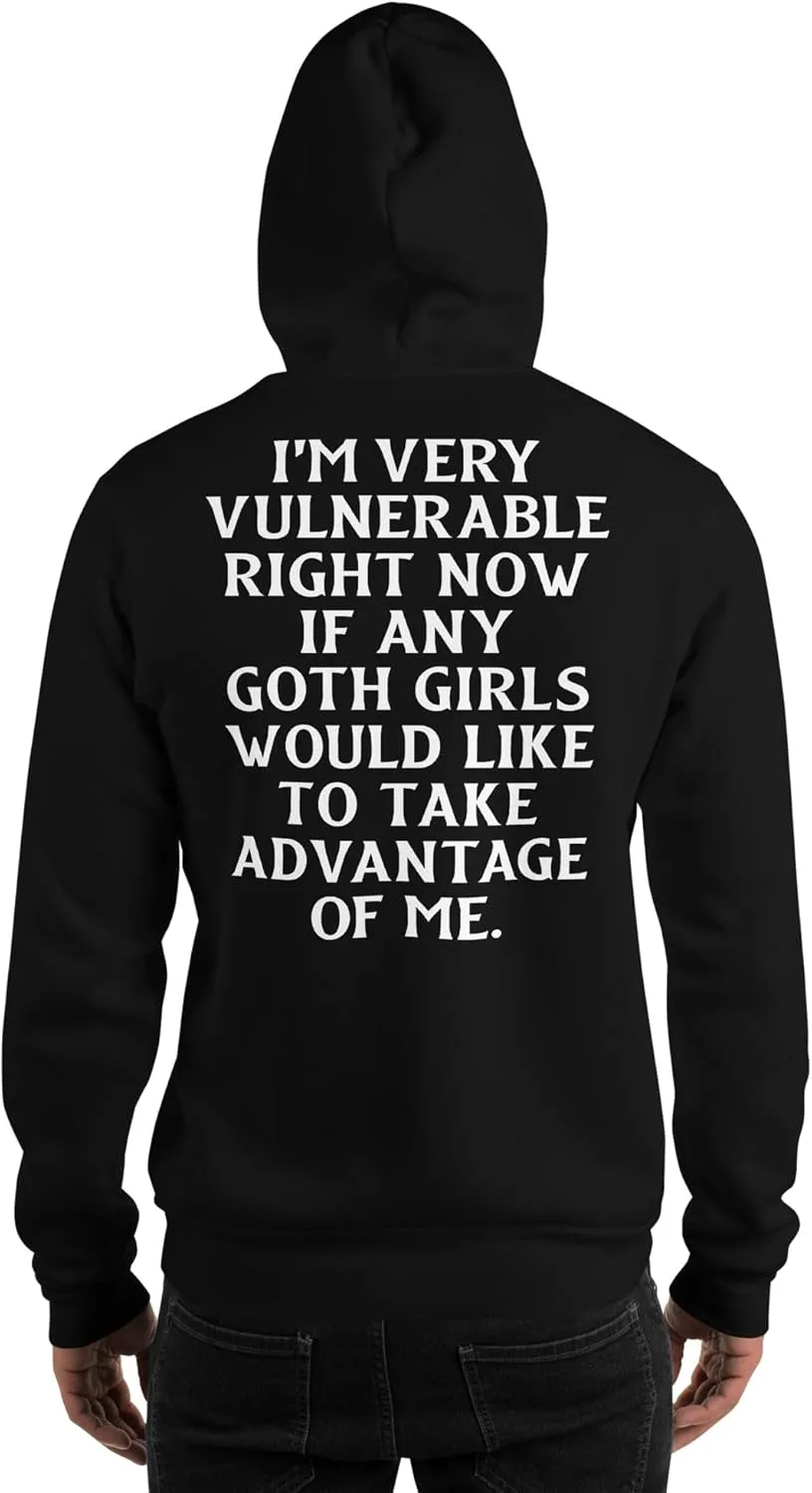 Unisex худи I'm Very Vulnerable Right Now If Any Latinas Would Like To Generic, черный