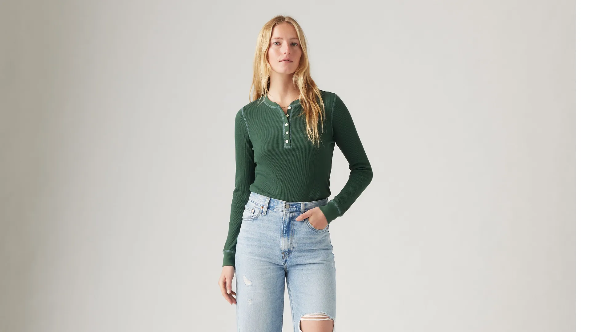 

Джейкоб Хенли Levi's, зеленый