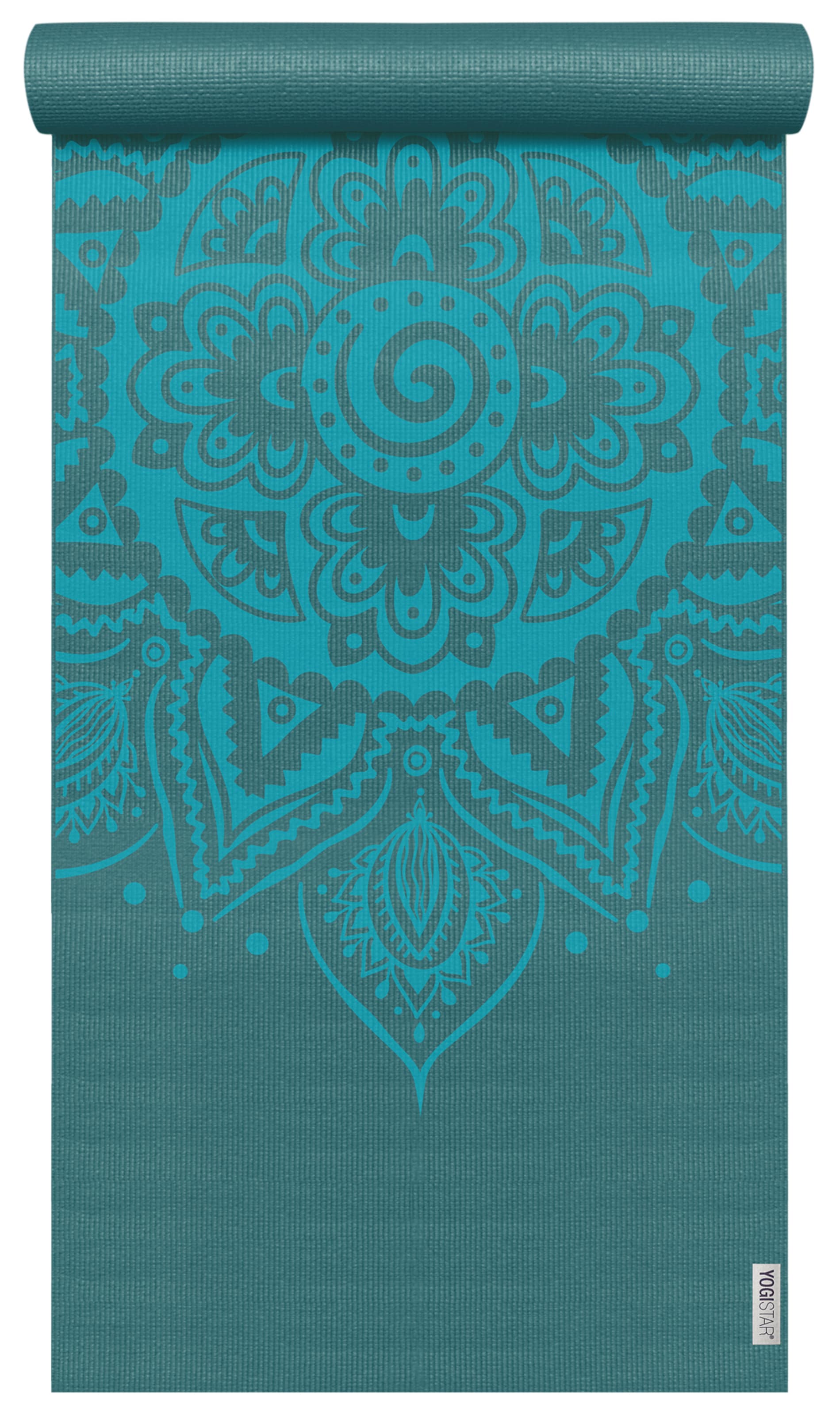 

YOGISTAR.COM Коврик 'Basic Art Collection Spiral Mandala' в цвете Petrol