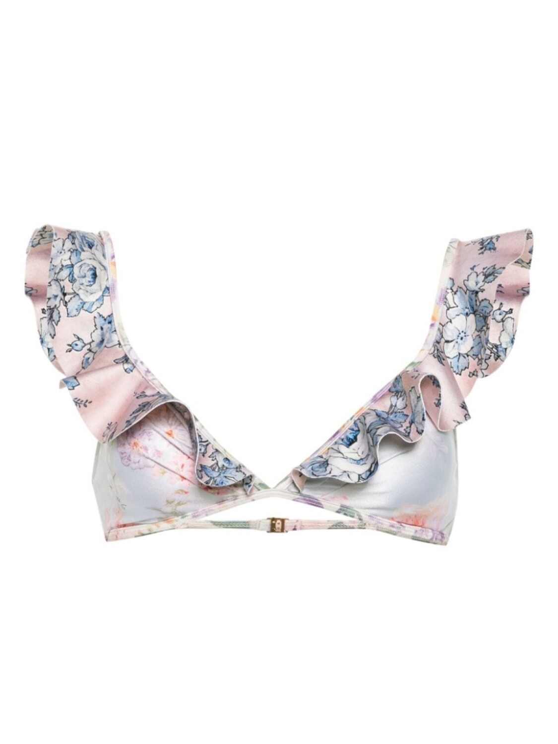 

ZIMMERMANN верх бикини Halliday Spliced Frill, розовый