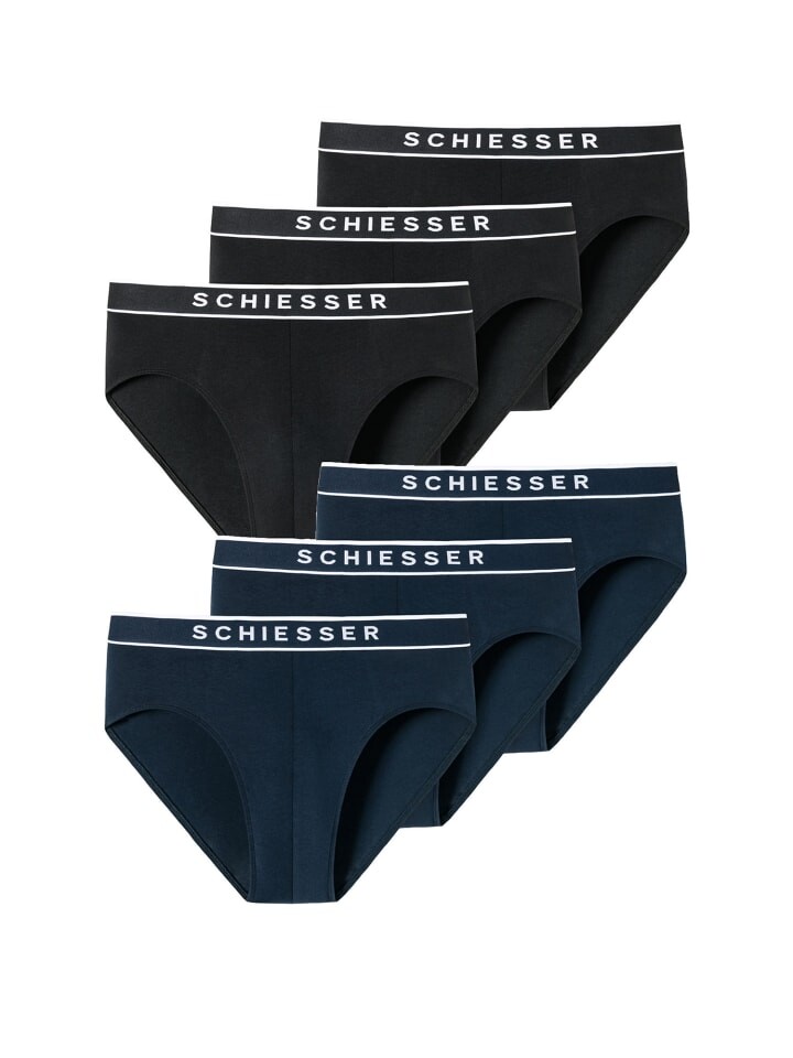 

Трусы Schiesser, цвет schwarz/navy