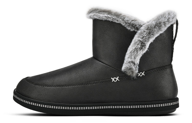 

Зимние ботинки женские черные Skechers