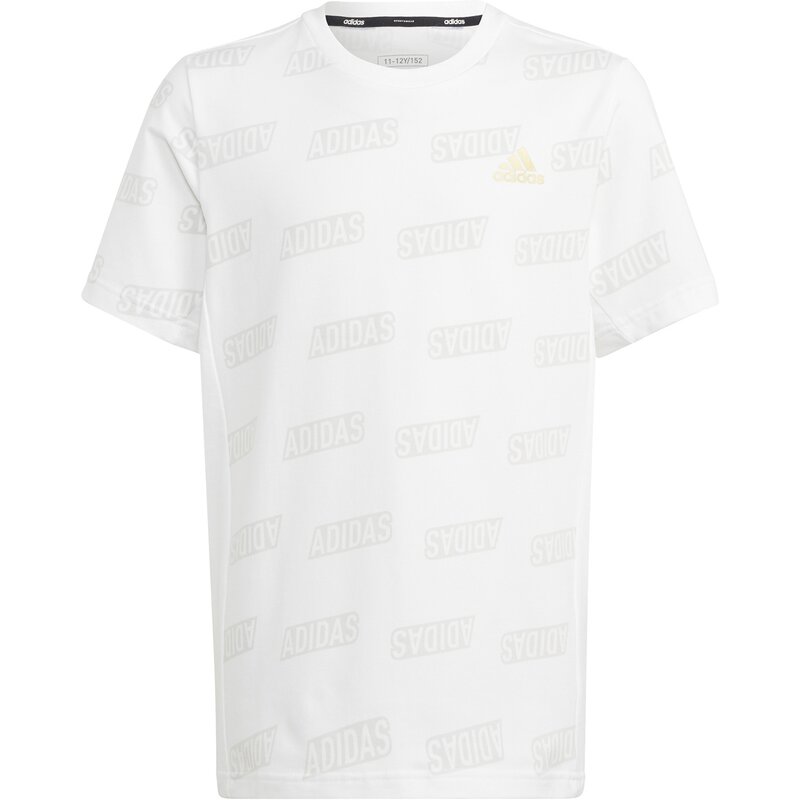 

Бренд рубашек Love Golden Allover Print Kids Adidas, мультиколор